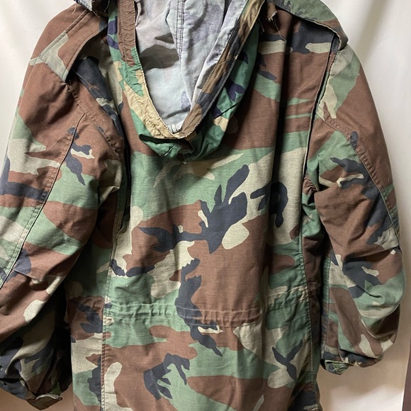 Army, fatigue, camouflage, original jacket. Size: medium long, see photos. - Picture 3 of 9